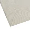 Beau tapis chaud avec d'élégants motifs ondulés de couleur Voir les images du produit 2