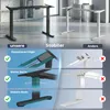 HOMCOM Höhenverstellbarer Schreibtisch Gestell Elektrisch Produktbild-Vorschau 5