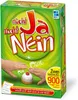 The image shows the front of a board game box titled 'Nicht Ja, Nicht Nein'. It features hands reaching for a buzzer, with game details and branding visible. Náhled obrázku produktu