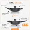 DIVORY Schmorpfanne 28cm Induktion, Servierpfanne mit Produktbild-Vorschau 3