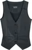 Black Premium by EMP Damen schwarze Kunstlederweste mit Produktbild-Vorschau 1