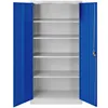 Armoire de bureau Armoire en acier gris-bleu 195x90x40 Voir les images du produit 13