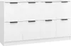 vidaXL Příborníky 2 ks. Bílé 60x30x70 cm výrobek z Náhled obrázku produktu 2
