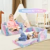 Kanapa dziecięca COSTWAY z kocem, rozkładana sofa / leżak 2 Podgląd zdjęcia produktu 4