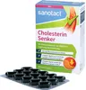 A product box and blister pack of capsules for lowering cholesterol. Podgląd zdjęcia produktu