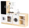 ECOTOYS PLK547 Houten kinderkookhoek XXL met krijtbord + Productafbeelding-voorbeeld 1