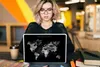 MuchoWow® Laptop Aufkleber Sticker Cover Weltkarte in alten Produktbild-Vorschau 5