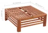 vidaXL Sonnenschirmständer-Verkleidung aus Holz Produktbild-Vorschau 6