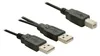 DeLOCK USB-B/USB-A Cable, 1 m, USB B, USB A, Samec/samec, Náhled obrázku produktu 1