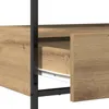 vidaXL Konzolový stolík Artisan dub 75 x 40 x 75 cm Náhľad obrázku produktu 5