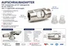 Aufschraubadapter für Kegverschlüsse von 5/8" auf 3/4" Produktbild-Vorschau 2