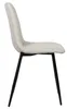 DELUKE® Stuhl LENZ Stoff - 88x45x53cm, creme, Metall Produktbild-Vorschau 3