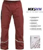 RUBBERNECK NXSVN Regenhose Uni, atmungsaktiv, rot, Gr. S Produktbild-Vorschau 3