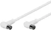 goobay Úhlový anténní kabel 2 x stíněný koaxiální konektor Náhled obrázku produktu 2