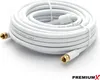 PremiumX 25m SAT TV Antennenkabel F-Anschlusskabel mit Produktbild-Vorschau 2