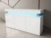 Komoda s LED osvětlením USOA - lesklá bílá / matná bílá Náhled obrázku produktu 3