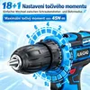 AJIEQAQ Aku vrtačka/šroubovák 21V MAX, 45 Nm, 18+1, 2 Náhled obrázku produktu 3