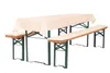 TexDeko Bierbankauflage gepolstert 220x25x2cm waschbar mit Produktbild-Vorschau 1