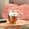HOMLA SECO Glas mit Doppelwand und Blumen schmal 0,35 l Produktbild-Vorschau 4