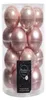 Bombki świąteczne szklane 6cm x 20 sztuk - pudrowy róż Podgląd zdjęcia produktu 2