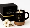 FELITATE Geschenk für Frauen & Männer - 2in1 Duftkerze in Produktbild-Vorschau 1