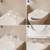 WC-Sitz D Form 46 x 36 cm Weiß Duroplast Toilettendeckel Produktbild-Vorschau 3