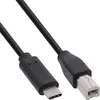 InLine® 35766 Câble USB 2.0, type C prise à B prise, noir, Voir les images du produit 2