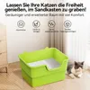 Amicura Katzentoilette, Offenes Katzenklo mit hohem Rand, Produktbild-Vorschau 2