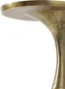 A close-up of the base of a table with a bronze finish. Produktbild-Vorschau