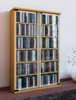 Holz CD DVD Stand Regal Galerie Glastür Produktbild-Vorschau 5