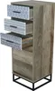SIT Möbel Kommode | 3 Schubladen, 1 Tür | MDF mit glatter Produktbild-Vorschau 5