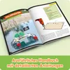 An open book showing a DIY solar-powered boat project and instructions. Náhled obrázku produktu