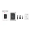 A product shot showing the contents of a Carlinkit TBOX LITE S package, including the device, cables, and user manual. Produktbild-Vorschau