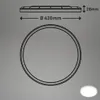 LED Deckenlampe mit indirektem Licht, 3cm flach, 22W Produktbild-Vorschau 7