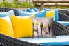 MuchoWow® Outdoor Kissen - Blumen - Tulpen - Marmor - 40x40 Produktbild-Vorschau 4