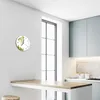 Glasuhr Wanduhr Küchenuhr Echt-Glas 30fi cm Limette grün Produktbild-Vorschau 5