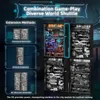 A marketing image showcasing a complex marble run toy with multiple extension options and a city module. Produktbild-Vorschau