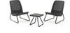 Set di mobili da giardino Keter 3 pezzi Rio grigio grafite Anteprima dell’immagine prodotto 1