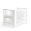 Baby-Delux Babybett Kinderbett 60x120 weiß Lio 2in1 Produktbild-Vorschau 2