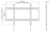 Support TV TooQ LP41130F-B 60"-100" noir Voir les images du produit 10