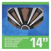ProPlus Radzierblenden Terra 4 Stk. Silbern und Schwarz 14" Produktbild-Vorschau 1