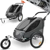 KESSER® Kinderanhänger Fahrradanhänger 360° Drehbar mit Produktbild-Vorschau 1