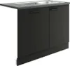 Optifit Spülenschrank inkl Spüle Geschirrspülerblende für Produktbild-Vorschau 1