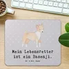 Mr. & Mrs. Panda Mouse Pad Basenji Lebensretter - Grau Produktbild-Vorschau 2
