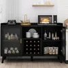HAUSPROFI Weinschrank mit LED-Beleuchtung Küchenschrank mit Produktbild-Vorschau 6