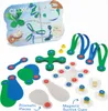 Clixo magnetisches Bauspiel - Glaskunst (24 Teile) Produktbild-Vorschau 6