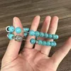 2-teiliges Armband mit Buddha Kopf, Naturstein, Damen Produktbild-Vorschau 2