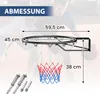 COSTWAY Ersatz-Basketballkorb mit 45 cm Innendurchmesser, Produktbild-Vorschau 3