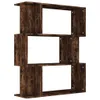 vidaXL Bücherregal/Raumteiler Räuchereiche 80x24x96 cm Produktbild-Vorschau 1