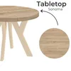Table ronde à rallonges pour la salle à manger, PERO, style Voir les images du produit 3